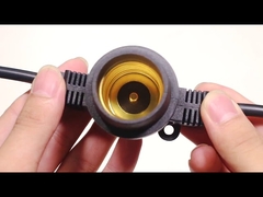 Douille de guirlande lumineuse E26 E27 extérieure, base de lampe E27 en laiton, douille étanche