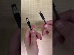 2 3 4 pôle connecteur de câble imperméable en nylon métallique M8 connexion de soudure pour capteur