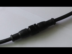 Connecteur électrique en métal M16 en soudage noir blanc IP68