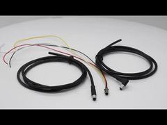 M5 Industrial Circular Din Socket IP67 imperméable à l'eau un code Socket fixé à l'avant mâle 4 broches