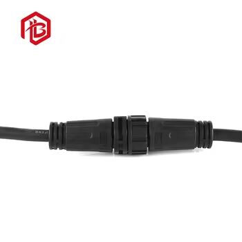 M25 Waterproof Connector Male/Female Copper Contacts IP68 Rated Aerospace UHF RF PCB FPC Cable with Nylon Housing