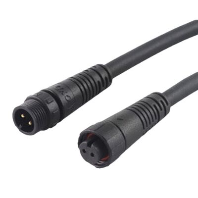 Durable M12 circular connectors used for signal, data and power connectivity in industrial control applications