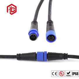 M15 LED Lighting Outdoor Cable IP67 2 pin 3pin 4 pin 5 pin Din Female Connector