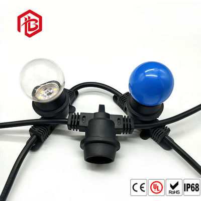 Connecteur imperméable en plastique de la base ip67 ip68 de lampe de PVC de douille de support de la lampe E27