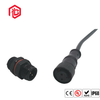 2 3 4 Pole IP68 Metal M12 Waterproof Plugs And Sockets