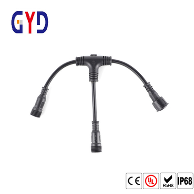 3 Way T Type Splitter Watertight Cable Connector Plastic Electrical Wire Connectors