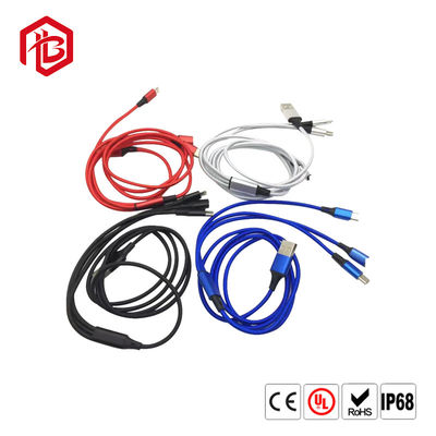 Acheter Câble micro en nylon de remplissage rapide d'Android USB 2,0 de haute qualité USB de câble de chargeur de Bett 1m 2m 3m LED online manufacture