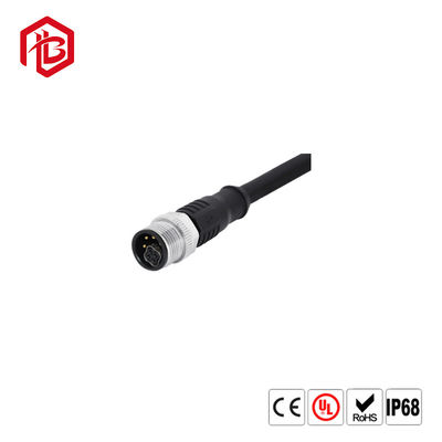 Acheter Mâle M12 au connecteur circulaire électrique imperméable industriel de moulage femelle 3 du capteur IP67 de câble 4 5 8 12 bornes online manufacture