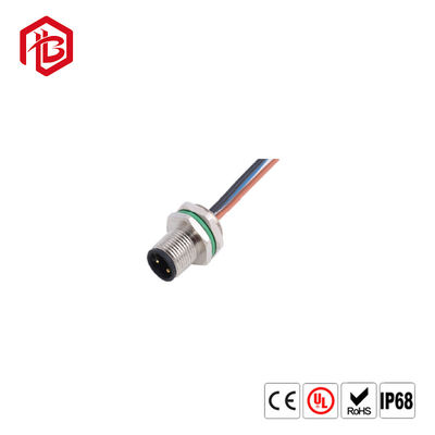 Acheter Code imperméable 3pin 4pin 5pin 8pin 12pin du connecteur hommes-femmes arrière A de Front Panel Mount M12 online manufacture