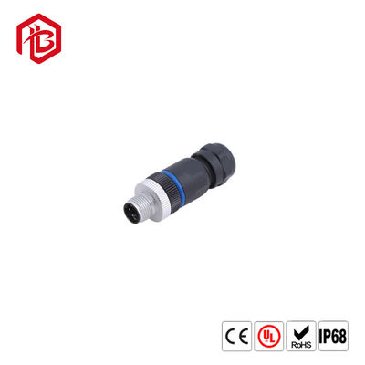 Acheter Type arrière IP67 imperméable de soudure de bâti de capteur du connecteur M12 8Pin X de panneau femelle hommes-femmes imperméable circulaire de code online manufacture