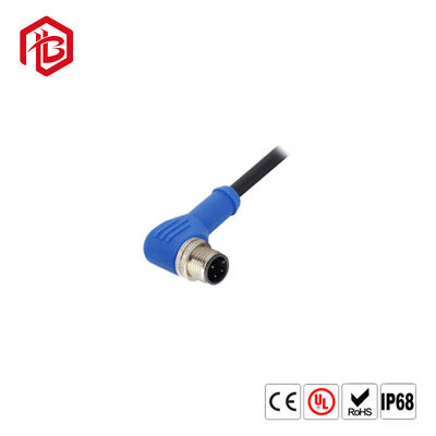 Acheter M12 S-a codé le connecteur d'alimentation 4 Pin Waterproof Molded Corded Plug online manufacture