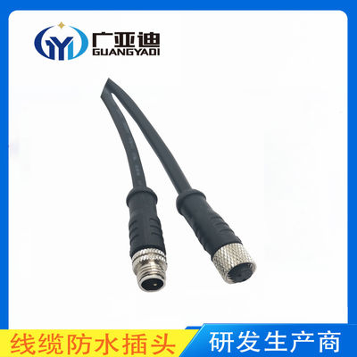 Acheter 2 3 4 câble à broches connecteur étanche en métal M8 mâle femelle online manufacture