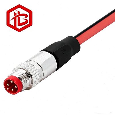 Acheter M8 DIN 3pin Nickel Plated Male to Female Straight Plug IP68 Waterproof Sensor Cable online manufacture