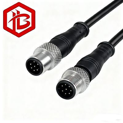 Acheter M12 METAL PLUG 3 4 5 6 broches un code câble Canbus M12 connecteur de surmoulage online manufacture