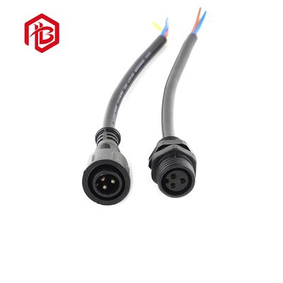 Acheter M19 PANEL MOUNT PLUG Connecteur mâle et femelle 2-5 broches Circulaire LED FPC/PCB Puissance de contact de cuivre connecteur de câble imperméable online manufacture