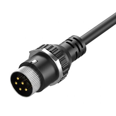 Acheter M16 Avec câble Connecteur mâle et femelle 2 3 4 5 broches Circulaire LED Éclairage extérieur Connecteur de câble imperméable online manufacture