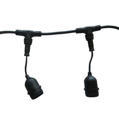 Acheter Connecteurs de douille E27 en plastique avec contact en cuivre, étanches IP67/IP68 pour systèmes d'énergie solaire et éclairage à courant fort online manufacture