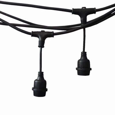 Acheter E27 Porteur de lampe Commutateur de fil de cuivre 110V prise LED de haute qualité Système d'alimentation solaire électrique FPC IP67 online manufacture