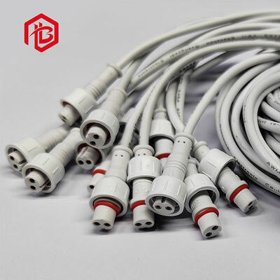 Acheter Cordon d'alimentation en PVC d'extension d'accueil mâle femelle à 2-5 broches 14 AWG en cuivre plaqué or étanche IP68 pour rue LED M11-M16 personnalisé online manufacture