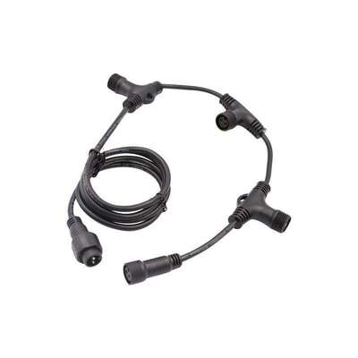 Acheter Connecteurs de bande lumineuse LED en cuivre étanches, type T, séparateur M12 pour applications aérospatiales, UHF RF, système d'énergie solaire, PCB, IP68 online manufacture
