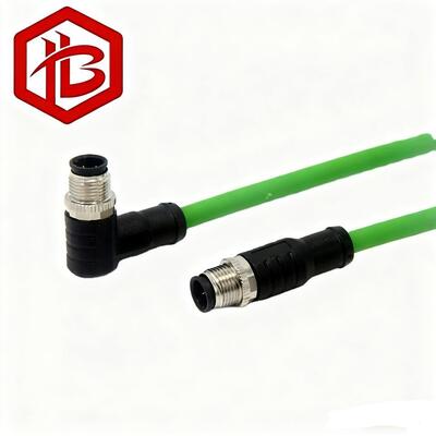 Acheter Connecteur Ethernet RJ45 M12 coudé BETT étanche IP68, 8A pour applications aérospatiales, UHF, RF et PCB online manufacture
