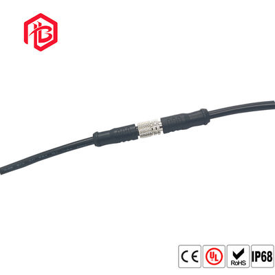 Acheter Connecteur hommes-femmes imperméable en nylon de câble électrique de noyau en métal M8 3 online manufacture
