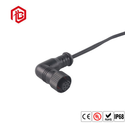 Acheter Le type de moulage des véhicules à moteur M12 imperméabilisent le connecteur à angle droit online manufacture