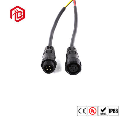 Acheter Cable connecteur étanche noir de Pin IP68 du nylon 5 online manufacture