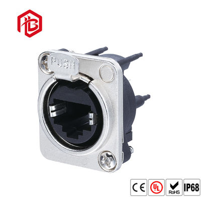 Acheter Traversée imperméable d'Ethernet du connecteur 1.5A de PVC/en caoutchouc 36V RJ45 online manufacture
