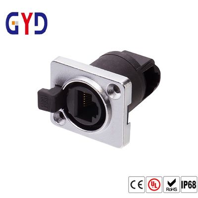 Acheter Ethernet imperméable Jack de connecteur femelle de la bande IP69 Rj45 de PVC online manufacture