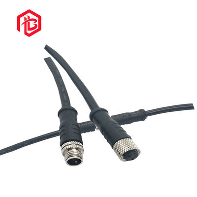 Acheter Type imperméable noir en métal M8 du connecteur IP68 de données de PVC - 2 3 4 Pin Self Locking online manufacture