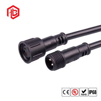 M17 2 Pin Electrical Wire Connector Male Female Plug IP68 Waterproof LED Cable Connector