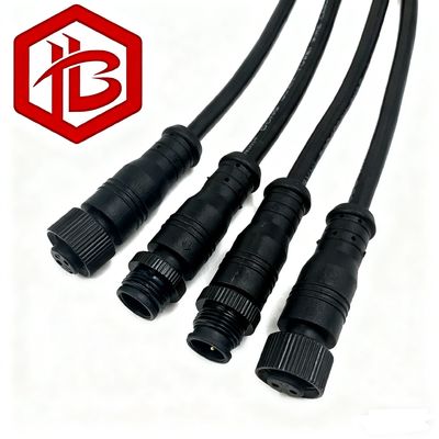 M8 M10 M12 M14 M16 M18 Male and Female Connector 2 3 4 5 6 7 8 10 Pin Circular LED Outdoor Lighting Waterproof Cable Connector