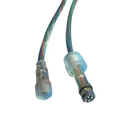 M15 IP65 Waterproof 16A Connectors 2pin Male Female Aerospace RF PVC Copper Contact Material Nylon Housing Power Wire
