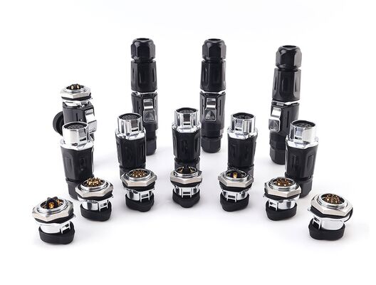 Industrial Plug IP68 Waterproof Aerospace Male Female Power Connector Multi-poles 2-Pin Plastic Housing 20A 500V PCB/FPC Adapter