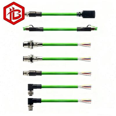 BETT Waterproof M12 Right Angled RJ45 Ethernet Connector IP68 Rated 8A for Aerospace UHF RF PCB Applications