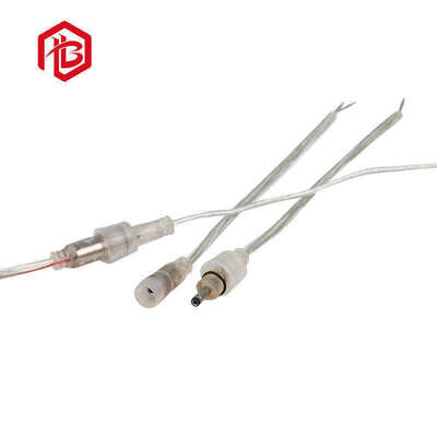 Transparent Copper Contact DC Male Female Waterproof IP67/IP68/IP69 Connectors for Aerospace FPC Street Neon LED Lighting