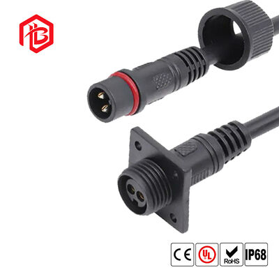 BETT M15 FLANGED IP68 Waterproof Plug with Nylon/PVC Housing (Male/Female)