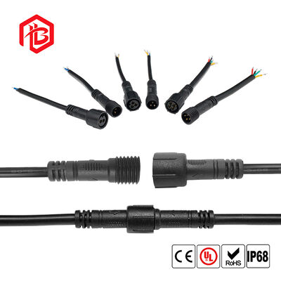 M10 PVC Male/Female Waterproof Plug with Copper Contact for Aerospace RF Applications