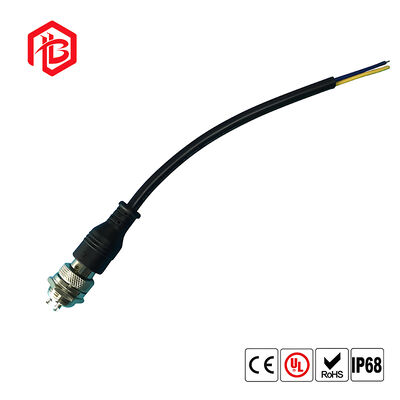 GX16 Waterproof IP65 Electrical Metal Plug with PVC Housing 5 Pin Adaptor
