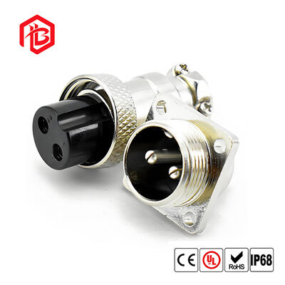 GX16 Waterproof IP65 Electrical Metal Plug with PVC Housing 5 Pin Adaptor