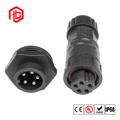 Front-panel K19 IP68 Waterproof Plug 30A 60V for Solar Lithium Batteries Power Systems
