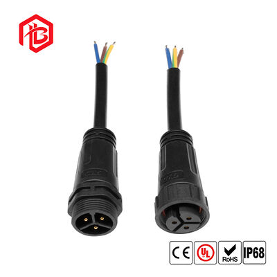 M25 Waterproof Nylon Connector with Copper Contacts IP68 Rated 2-Pin/3-Pin Adaptor Cable Included FPC PCB Power