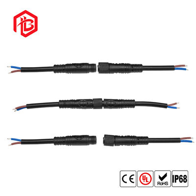 M10 PVC Male/Female Waterproof Plug with Copper Contact for Aerospace RF Applications