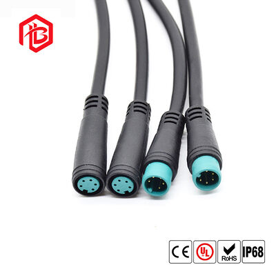 Custom M8 Waterproof Connector LED Light Signal Transmission Solar Panel Male and Female Plug