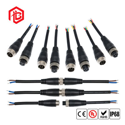 GX12 Aerospace Power Plug Male/Female 4Pin 2A/6A Rated Copper Contact Nylon Housing Waterproof IP65 for LED and PCB Applications