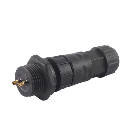 Connecteur étanche IP68 certifié UL 16A rond pour éclairage LED