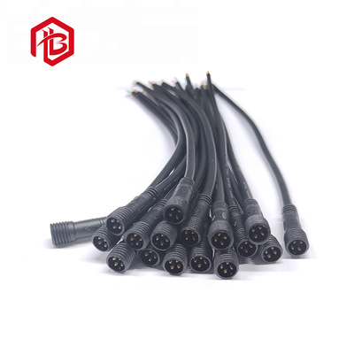 Connecteur de fil en PVC M10 Ip67 IP68 imperméable à l'eau 2 3 4 5 éclairage extérieur à LED à broches mâles connecteur de fil femelle