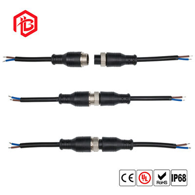 GX16 Homme/Femme imperméable à l'eau IP65 contact en cuivre prise métallique électrique avec boîtier en PVC adaptateur à 5 broches