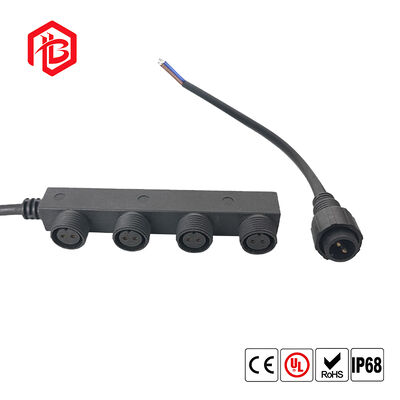 M19F TYPE MODULE Connecteur imperméable à l'eau Contact cuivre mâle/femelle pour les systèmes aérospatiaux et solaires
